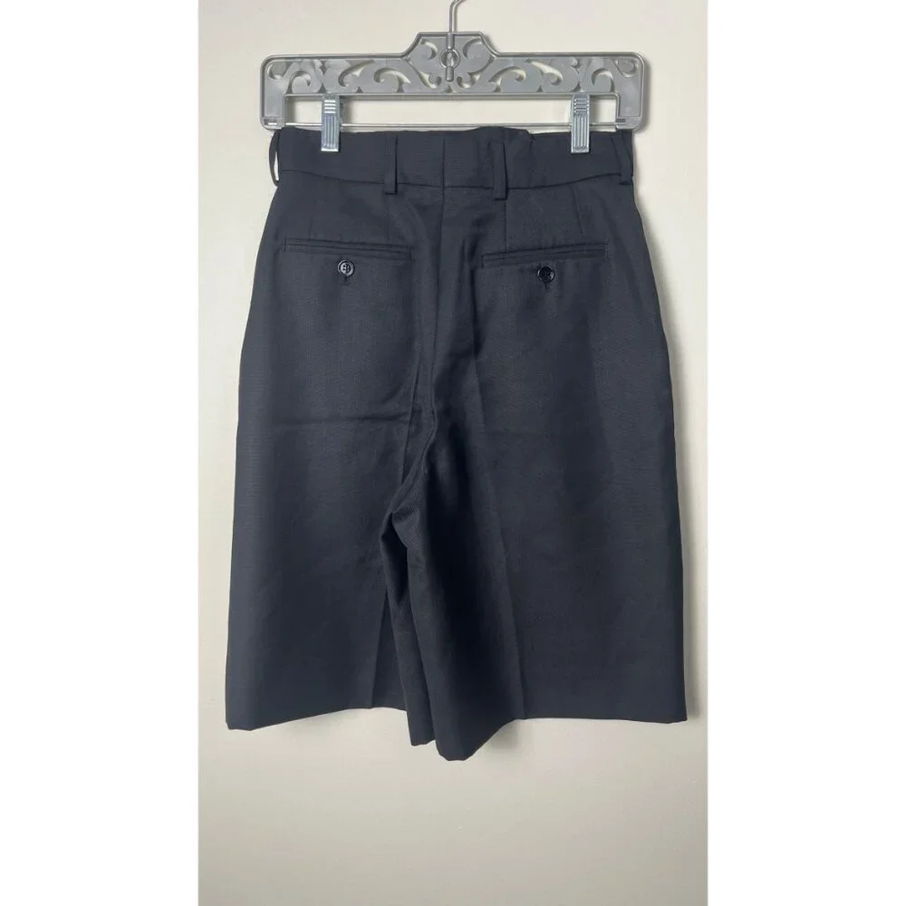 BNWOT ACNE STUDIOS KNEE LENGTH BERMUDA PLEAT SHORTS S - Picture 7 of 10